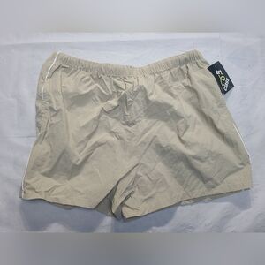 Girls' Nylon Track Shorts Art Class Tan Size XL